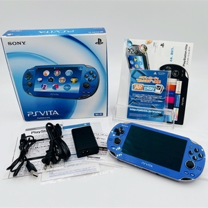 【超美品】レア！PSVita PSヴィータ PCH-1000 ZA04 サファイアブルー