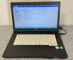 富士通 A561/D FMVNA5SG BIOS起動,ジャンク Celeron B710 ノートパソコン 15型 FUJITSU/LIFEBOOK (Windows7)