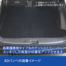 荷室マット エコノミー・グレー ニッサン ADバン/NV150 AD H18/12～ 2WD/1枚もの_画像3