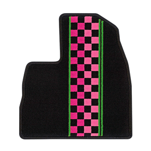  floor mat Deluxe * ultimate type sporty check pink Ford Kuga H22/10-H25/08 right steering wheel 