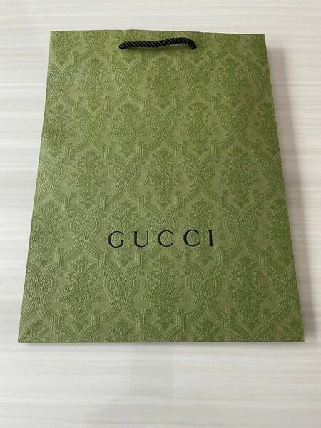 GUCCI グッチ ショッパー 紙袋 ショップ袋 グリーン ブランド紙袋