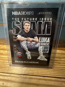 Hoops Slam Luka Doncic ドンチッチ 2020 NBA マブス　ルカ　Panini スラム　インサート　雑誌RC ジョーダン JORDAN 八村塁