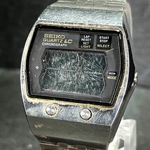 SEIKO セイコー LC 0634-5000 メンズ 腕時計 クオーツ デジタル クロノグラフ ブラック シルバー メタルベルト ステンレススチール_画像2