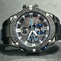 美品 CASIO カシオ G-SHOCK ジーショック G-STEEL ジースチール GST-B100XA-1A 腕時計 Bluetooth モバイルリンク タフソーラー デジタル_画像4