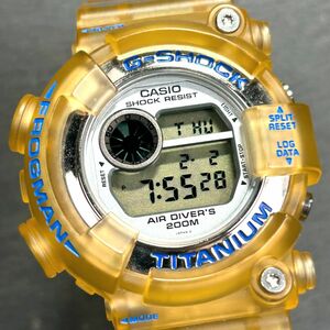 美品 CASIO カシオ G-SHOCK ジーショック FROGMAN フロッグマン DW-8201WC-2T WCCS 腕時計 クオーツ デジタル 多機能 チタニウム メンズ