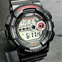 CASIO カシオ G-SHOCK Gショック GD-100-1AJF メンズ 腕時計 デジタル クオーツ カレンダー 多機能 ブラック 樹脂 ステンレス 動作確認済み_画像2