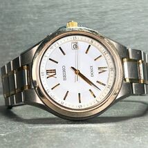 美品 SEIKO セイコー DOLCE&EXCELINE ルチェ&エクセリーヌ SADZ136 腕時計 ソーラー 電波時計 アナログ カレンダー チタニウム 動作確認済_画像4