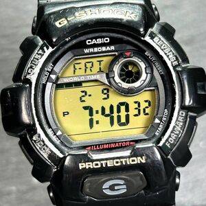 海外モデル CASIO カシオ G-SHOCK ジーショック G-8900-1 腕時計 クオーツ デジタル カレンダー 多機能 ステンレススチール 動作確認済み