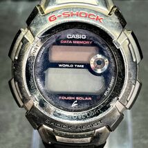 CASIO カシオ G-SHOCK Gショック G-7000-1JF メンズ 腕時計 デジタル ソーラー タフソーラー カレンダー ブラック ラバーバンド シルバー_画像1