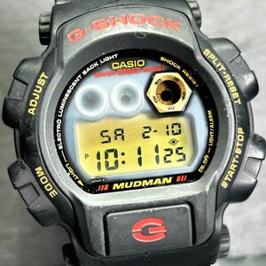 美品 トヨタカップ限定モデル CASIO カシオ G-SHOCK ジーショック MUDMAN マッドマン DW-8400 腕時計 クオーツ デジタル 多機能 メンズ