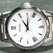 SEIKO セイコー SEIKOSELECTION セイコーセレクション STPX047 V131-0AF0 腕時計 アナログ ソーラー ホワイト文字盤 シルバー ステンレス_画像4