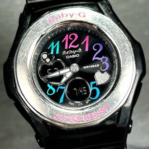 CASIO カシオ Baby-G ベビージー BGA-101-1B 腕時計 クオ―ツ アナデジ カレンダー 多機能 ブラック ステンレススチール 動作確認済み