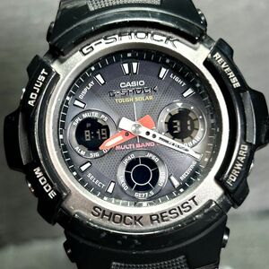 CASIO カシオ G-SHOCK ジーショック AWG-M100-1A 腕時計 タフソーラー 電波時計 アナデジ カレンダー 多機能 ステンレススチール メンズ