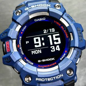 美品 CASIO カシオ G-SHOCK ジーショック G-SQUADジースクワッド GBD-100-2 腕時計 クオーツ デジタル Bluetooth モバイルリンク 多機能