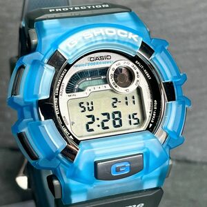 CASIO カシオ G-SHOCK Gショック X-treme エクストリーム DW-9500XS-2T 腕時計 デジタル クオーツ ラバーバンド ブルー クリア カレンダー