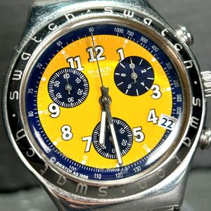 SWATCH スウォッチ IRONY アイロニー CHRONO クロノ AG1999 腕時計 クオーツ アナログ クロノグラフ ステンレススチール 動作確認済み