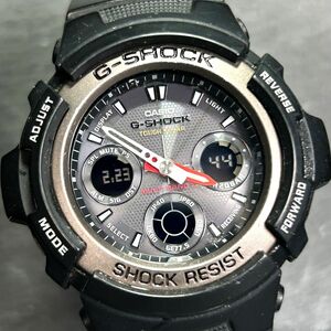 CASIO カシオ G-SHOCK ジーショック AWG-101-1 メンズ アナデジ タフソーラー 多機能 腕時計 ブラック ステンレススチール 動作確認済み
