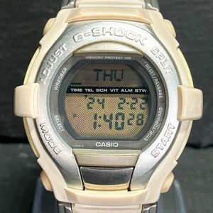CASIO カシオ G-SHOCK Gショック G-COOL Gクール GT-000 腕時計 デジタル クオーツ 多機能 カレンダー ホワイト レザー 新品電池交換済み
