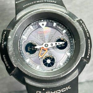 CASIO カシオ G-SHOCK ジーショック AWG-500J-1A 腕時計 タフソーラー アナデジ 電波時計 ステンレススチール 動作確認済み ラウンド