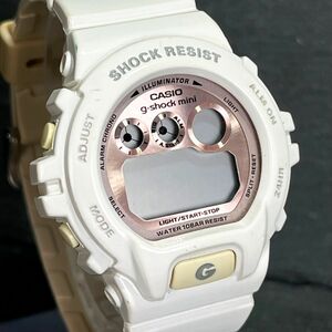 CASIO カシオ G-SHOCK mini Gショックミニ GMN-691-7BJF ユニセックス 腕時計 デジタル クオーツ ピンク文字盤 ホワイト 樹脂 10気圧防水