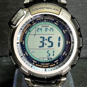 CASIO カシオ PROTREK プロトレック WAVECEPTOR ウェーブセプター PRW-1300TJ-7JF 腕時計 タフソーラー マルチバンド5 多機能 ステンレス