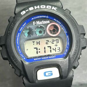 限定 美品 CASIO カシオ G-SHOCK ジーショック 横浜 マリノス コラボ DW-6900FS 腕時計 クオーツ デジタル 多機能 新品電池交換済み メンズ