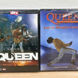 Queen クイーン DVD ２枚セット 「WE WILL ROCK YOU」「LIVE AT WEMBLEY STADIUM」 ロック バンド コンサート ライブ映像の画像1