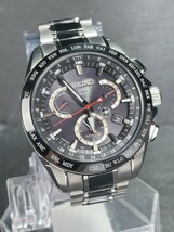 超美品 セイコー SEIKO アストロン ASTRON GPS ソーラー 腕時計 ソーラーGPS衛星電波時計 デュアルタイム SBXB041 8Xシリーズ 動作確認済み_画像3