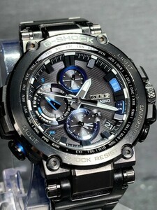 美品 CASIO カシオ G-SHOCK ジーショック MTG 腕時計 電波ソーラー腕時計 無垢バンド、レイヤーコンポジットバンド MTG-B1000BD-1AJF