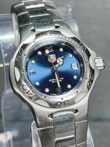 美品 TAG HEUER タグホイヤー PROFESSIONAL プロフェッショナル 200ｍ WL1313 キリウム 腕時計 デイト クォーツ 高級腕時計 動作確認済み