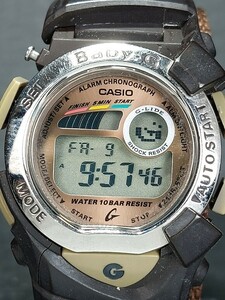 CASIO カシオ Baby-G ベビージー G-LIDE ジーライド BGX-170 デジタル 腕時計 ブラック ブラウン 布製ベルト 電池交換済み 動作確認済み