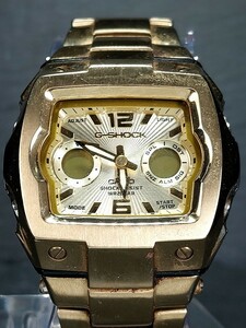 CASIO カシオ G-SHOCK ジーショック G-011GD-9A1 メンズ デジアナ 腕時計 2針 トレジャーゴールド メタルベルト ステンレススチール
