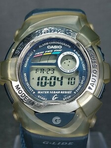 CASIO カシオ G-SHOCK ジーショック G-LIDE ジーライド BGX-170 メンズ デジタル 腕時計 スケルトン ブルー 布製ベルト 新品電池交換済み