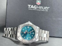 超美品 TAG HEUER タグホイヤー PROFESSIONAL プロフェッショナル 2000シリーズ 腕時計 WK1119-1 ブルー クオーツ 動作確認_画像8