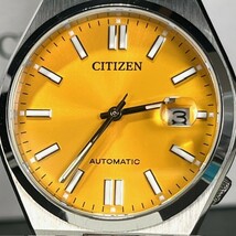 新品 CITIZEN TSUYOSA COLLECTION シチズン コレクション NJ0150-81Z 腕時計 自動巻き メカニカル オレンジ ステンレス カレンダー メンズ_画像3
