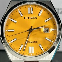 新品 CITIZEN TSUYOSA COLLECTION シチズン コレクション NJ0150-81Z 腕時計 自動巻き メカニカル オレンジ ステンレス カレンダー メンズ_画像2