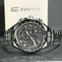 CASIO EDIFICE カシオ エディフィス EF-554SP-1A 腕時計 クォーツ ブラック ステンレス アナログ デジタル クロノグラフ メンズ_画像4