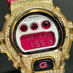 CASIO G-SHOCK Gカスタム カシオ ジーショック クレイジーカラーズ Crazy Colors DW-6900CS-4 クオーツ 腕時計 海外モデル ピンク 平成