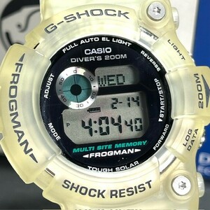 新品 CASIO G-SHOCK カシオ ジーショック FROGMAN フロッグマン イルクジ ICERC GW-202AK-7JR 腕時計 ソーラー チタン イエロー ダイバー