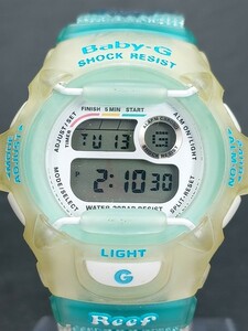 箱付き CASIO カシオ Baby-G ベビージー Reef リーフ W.C.C.S. 国際サンゴ礁保護協会 BG-370WC-3T デジタル 腕時計 新品電池交換済み