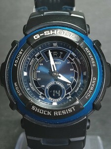 CASIO カシオ G-SHOCK ジーショック G-315RL-2A メンズ デジアナ 多機能 腕時計 ブルー ブラック ラバーベルト ステンレス 新品電池交換済