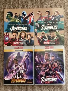 【Blu-ray/DVD】 アベンジャーズ 4作品セット MovieNEX 