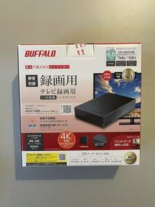 バッファロー BUFFALO 外付けHDD 6TB HD-LE6U3-BB 未使用品