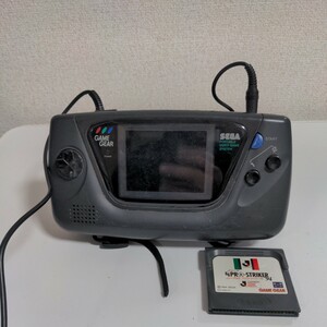 SEGA ゲームギア 本体 GAME GEAR 専用バッテリーパック HGG-3017 プロストライカー ソフト