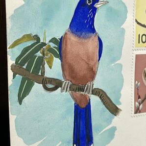希少美麗！MCCFDC大塚均肉筆版印 元郵政省技官 昭和38.39年鳥切手シリーズ1963年1964年 風景印 特印 大塚版 初日カバー 記念印 の画像5