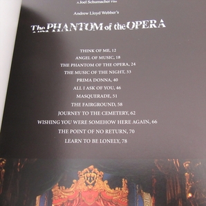 海外楽譜 ピアノ・ヴォーカル 『THE PHANTOM OF THE OPERA Piano Vocal Selections (オペラ座の怪人)』 ■送120円 Hal Leonard○の画像2