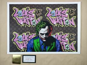 #021 DEATH NYC 世界限定ポスター 現代アート ポップアート JOKER ジョーカー BATMAN DC バンクシー ストリート VUITTON