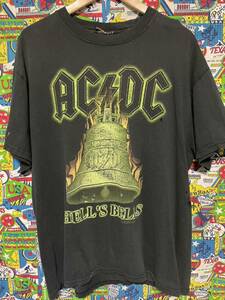 2000年代 AC/DC エーシーディーシー Tシャツ／パキ綿／バンドT／バンT／ロックT／ツアーT／vintage／ヴィンテージ／ムービーT／映画T