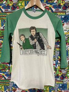 1980年代 ヴィンテージ STAR WARS スターウォーズ 映画 ムービーTシャツ④／ダースベイダー／映画T／SF映画／宇宙／vintage／バンドT