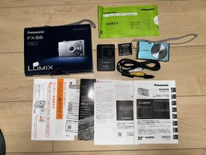 Panasonic LUMIX パナソニック ルミックス コンパクトデジタルカメラ シルバー DMC-FX66 可動品